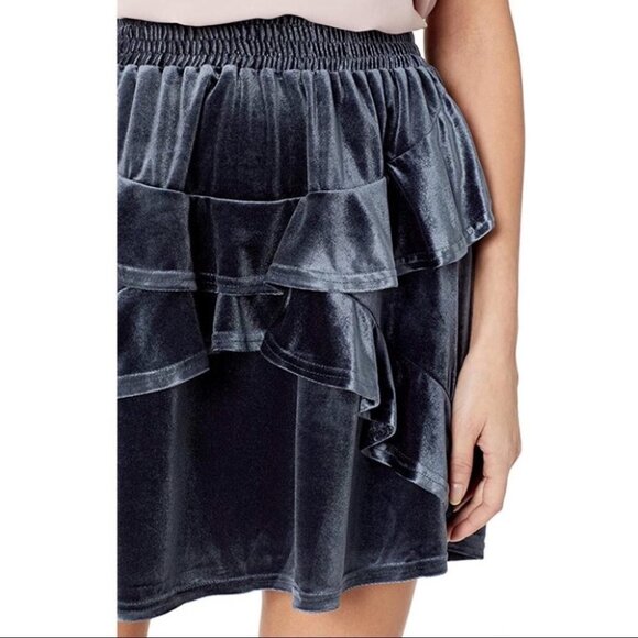 THE FIFTH LABEL Velvet Exhibition Mini Skirt Sz L NEW - Picture 8 of 8